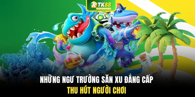 Những ngư trường săn xu đẳng cấp thu hút người chơi